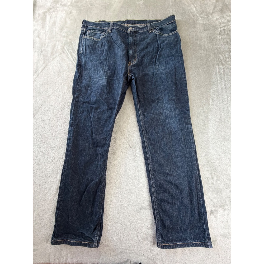 Levi's 541 Athletic Taper Jeans Mens 42x32 Dark Wash Blue Denim 18181-0025